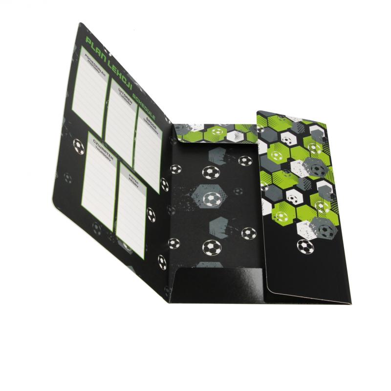 TECZKA Z GUMKĄ A4 FOOTBALL STK FOL10 100