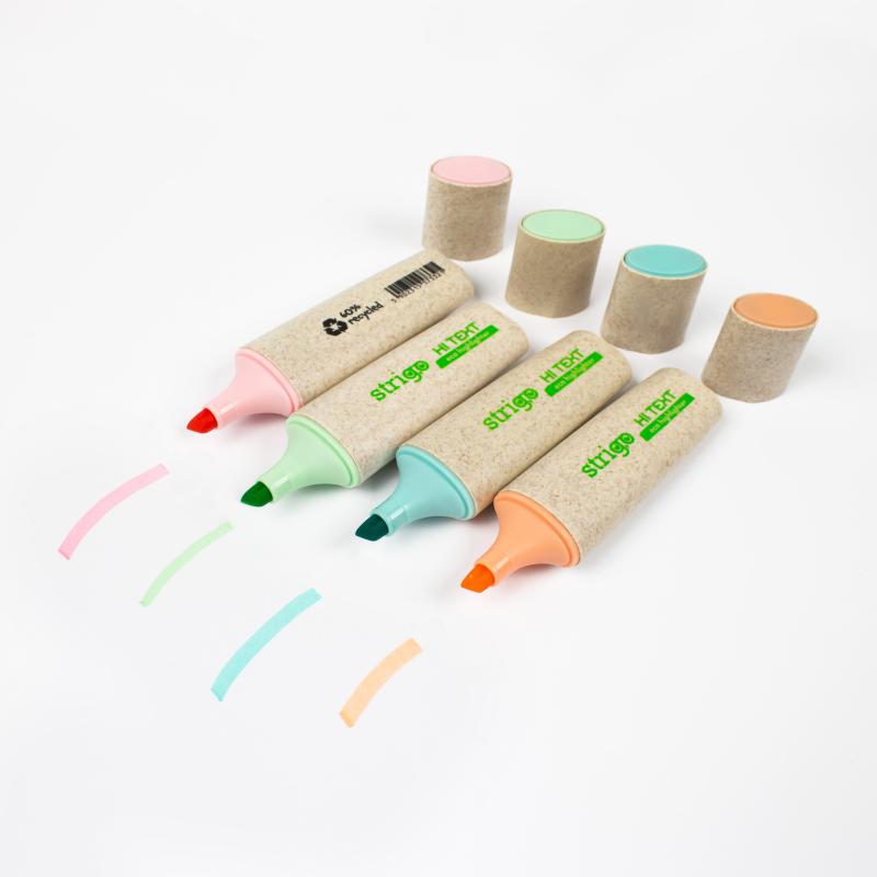 ZAKREŚLACZ EKO PASTEL A/4 MIX KAPIBARA STRIGO
