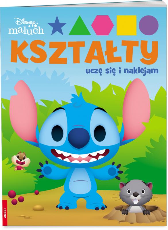 KSIĄŻECZKA DISNEY MALUCH. KSZTAŁTY. UCZĘ I NAKLEJAM