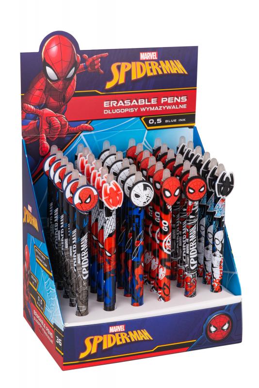 DŁUGOPIS WYMAZYWALNY AUT. SPIDERMAN DISNEY CORE - A/36