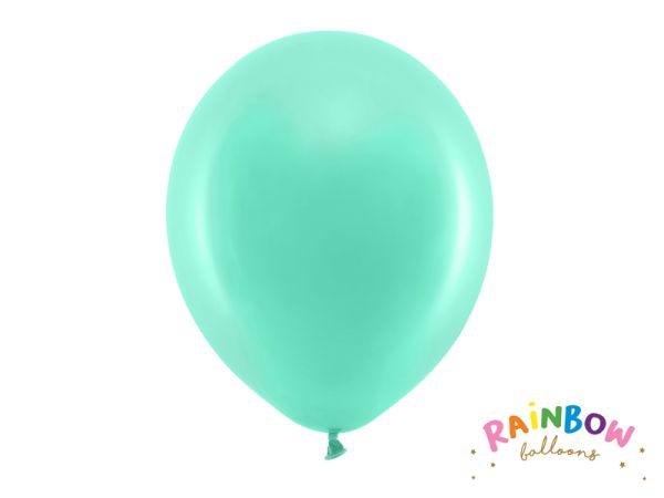 BALONY RAINBOW PASTEL MIĘTA 30CM A'100