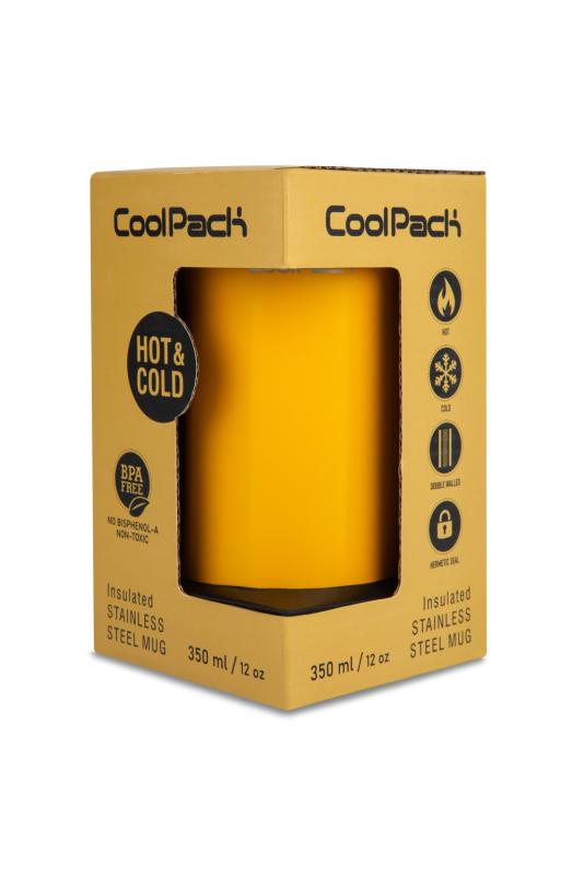 KUBEK TERMICZNY, CP COFFEE MUG - TOM - 350 ml - MUSTARD