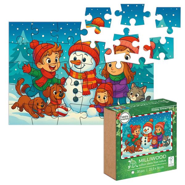 PUZZLE KLASYCZNE 30 CHRISTMAS WESOŁY BAŁWANEK # ŚWIĘTA