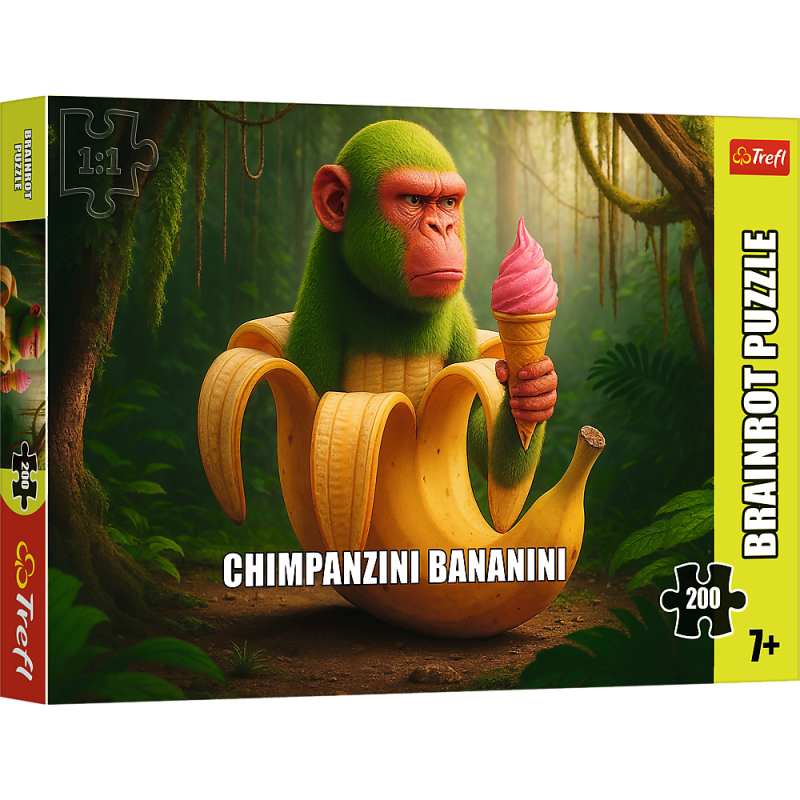 PUZZLE 200 TREFL CHIMPANZINI BANANINI