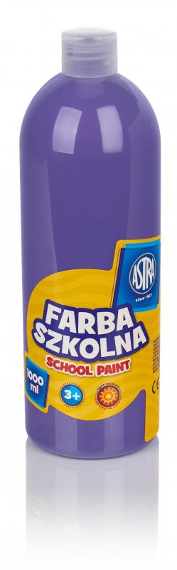 FARBA SZKOLNA ASTRA 1000ML FIOLETOWA