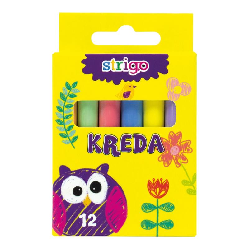 KREDA KOLOROWA 12 SZTUK