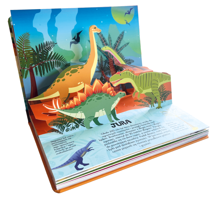 KSIĄŻECZKA ALE PRZYRODA, DINOZAURY