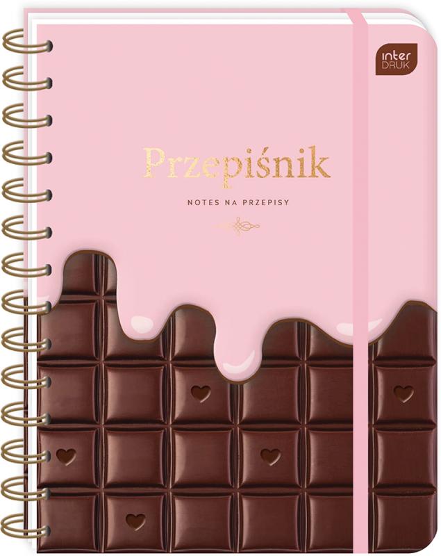 PRZEPIŚNIK A5/240 90G Z GUMKĄ CHOCOLATE