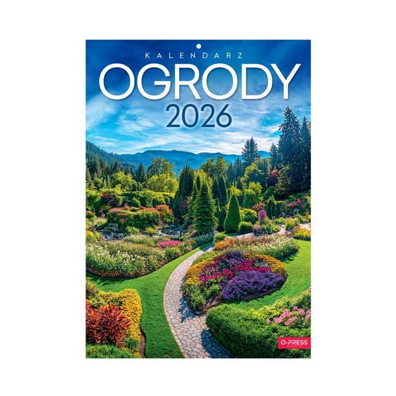 KALENDARZ ŚCIENNY A4 OGRODY AREX