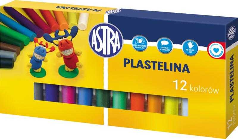 PLASTELINA 12 ASTRA