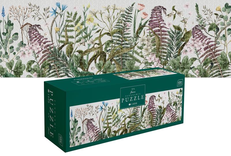 PUZZLE PANORAMICZNE 1000 FLOWERS 4