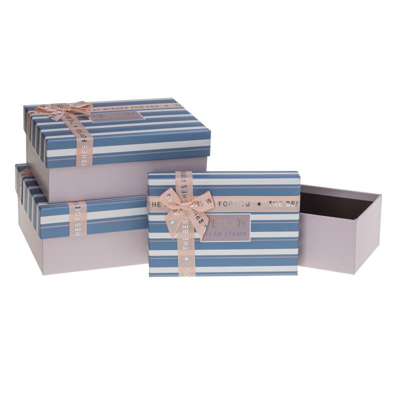 ZESTAW PUDEŁEK PUG-23274-PR STRIPES A3