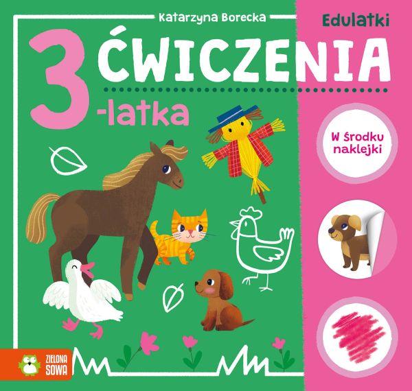 KSIĄŻECZKA EDULATKI.ĆWICZENIA 3-LATKA