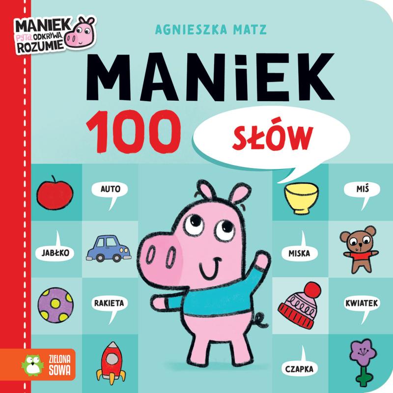 KSIĄŻECZKA MANIEK 100 SŁÓW