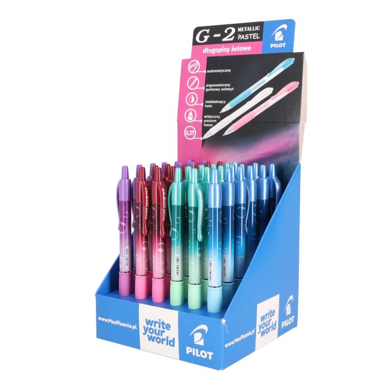 DŁUGOPIS PILOT ŻELOWY G2 BUBBLE MIX A36