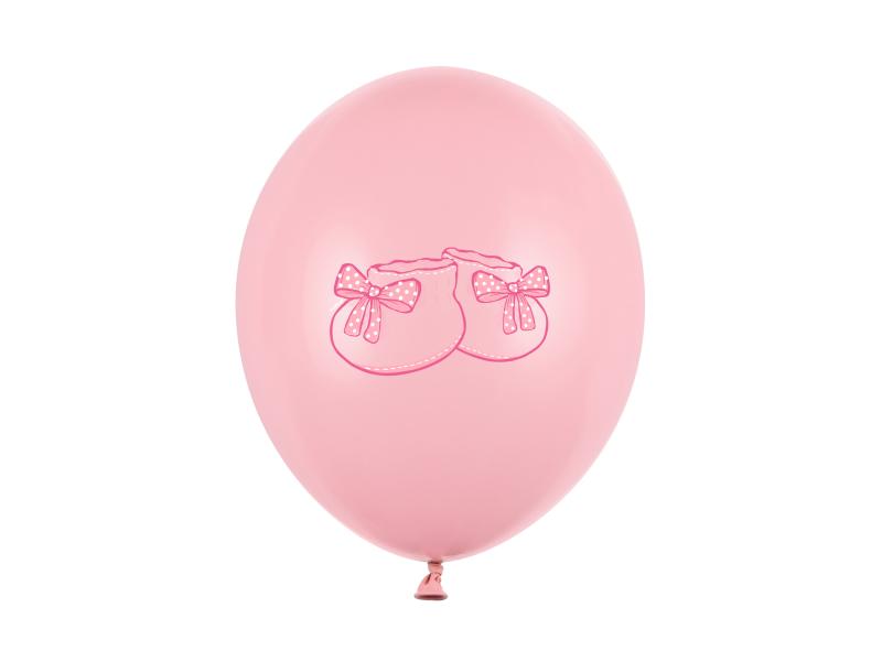 BALONY BUCIK BABY PINK PASTEL 30CM