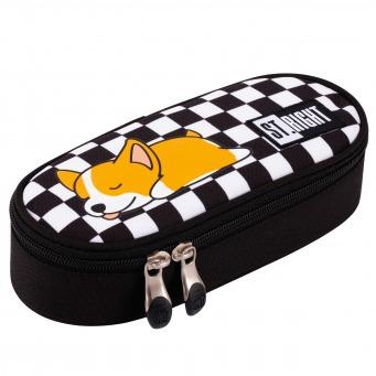 PIÓRNIK SASZETKA Z KLAPKĄ SLEEPY CORGI PC-01