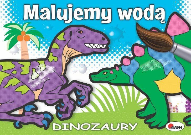 KSIĄŻECZKA MALUJEMY WODĄ DINOZAURY