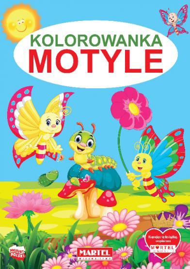 KSIĄŻECZKA KOLOROWANKA MOTYLE