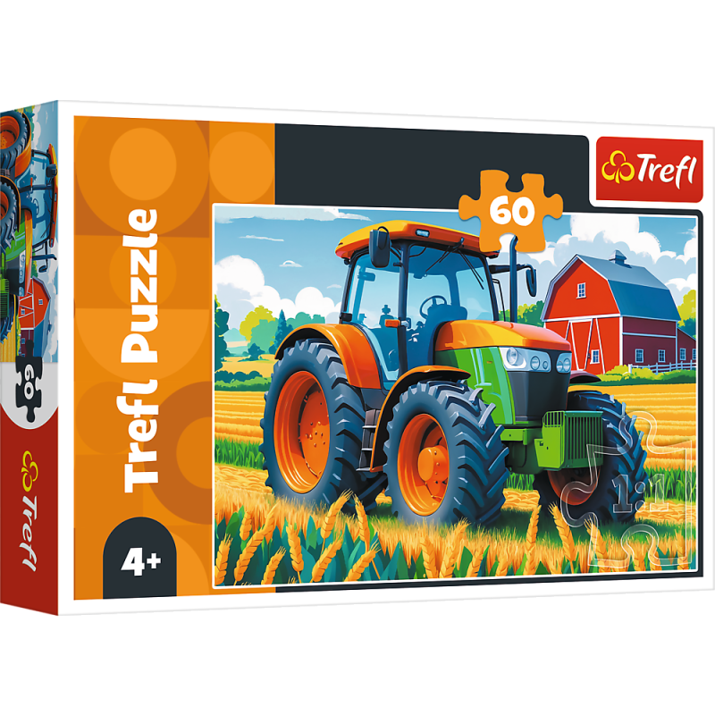 PUZZLE 60 TREFL POJAZD ROLNIKA
