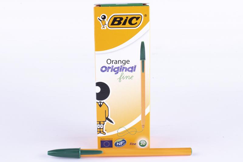 DŁUGOPIS BIC ORANGE ZIELONY A'20