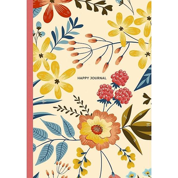 NOTES SKETCH&NOTE A5 KROPKOWANY 48K kremowy papier Happy journal