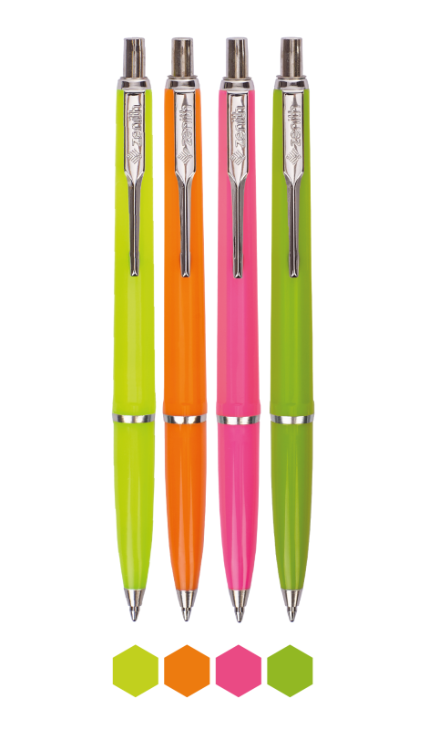 DŁUGOPIS AUTOMATYCZNY ZENITH 7, FLUO + WKŁ.BLISTER