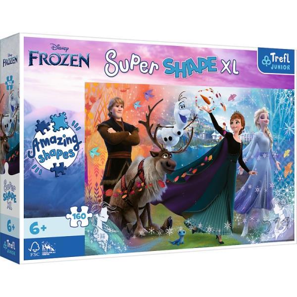 PUZZLE 160 XL TREFL ODKRYJ ŚWIAT FROZEN