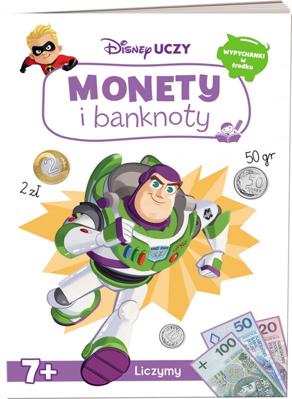 KSIĄŻECZKA DISNEY UCZY MIX.MONETY I BANKNOTY