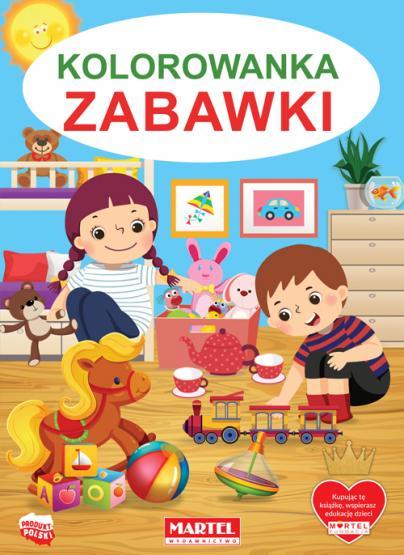 KSIĄŻECZKA KOLOROWANKA ZABAWKI