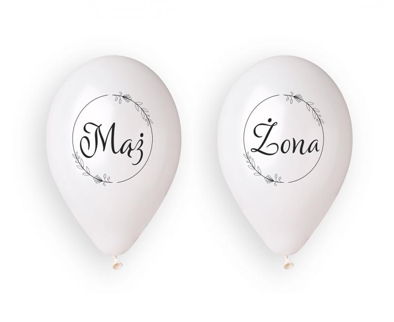 BALONY PREMIUM 13 HEL MĄŻ I ŻONA A4 (W KÓŁKU)
