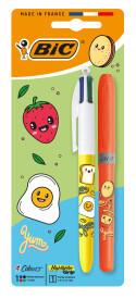 ZAKREŚLACZ BIC HL GRIP 4C KAWAI FOOD A/2
