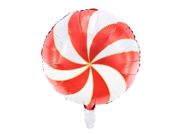 BALON FOLIOWY CUKIEREK 35CM CZERWONY