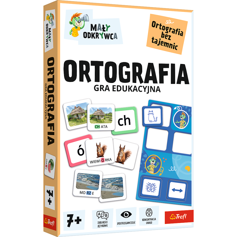 GRA TREFL ORTOGRAFIA MAŁY ODKRYWCA