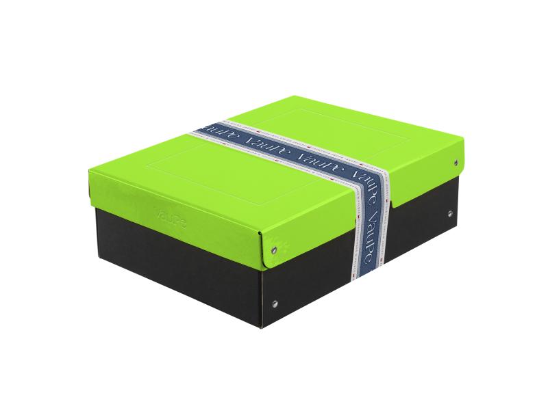 BOX DUO A4/100MM J.ZIELONY -CZARNY