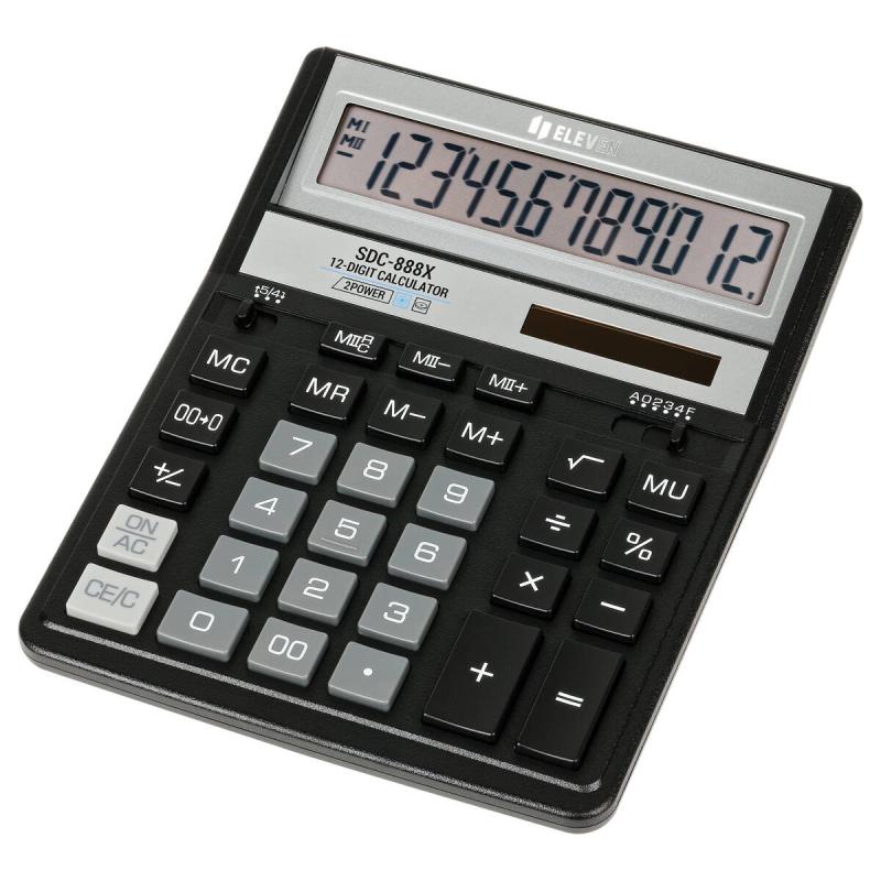 KALKULATOR ELEVEN SDC-888XBK BIUR.