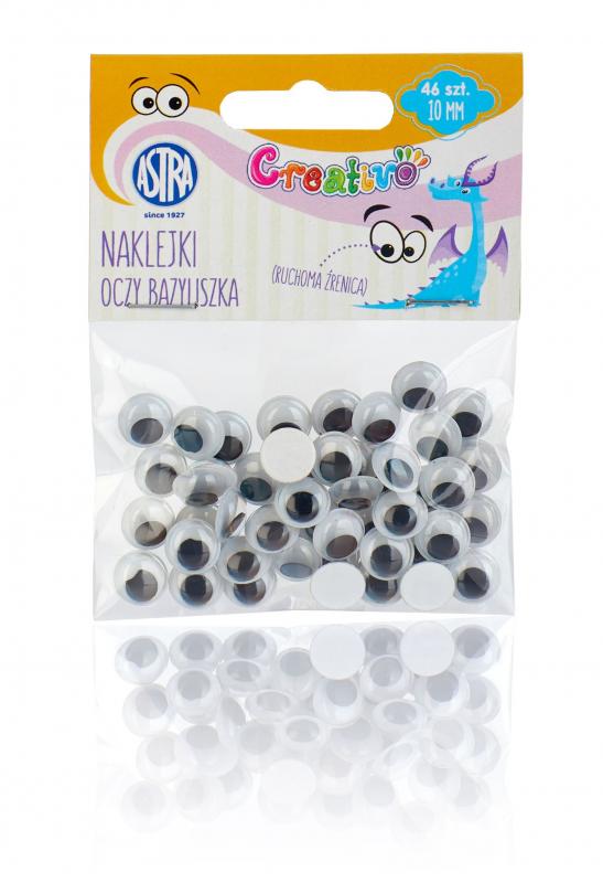 OCZY SAMOPRZYLEPNE 10MM - OCZY BAZYLISZKA