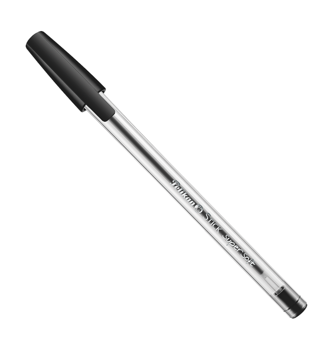 DŁUGOPIS PELIKAN STICK SUPER SOFT K86 CZARNY D50
