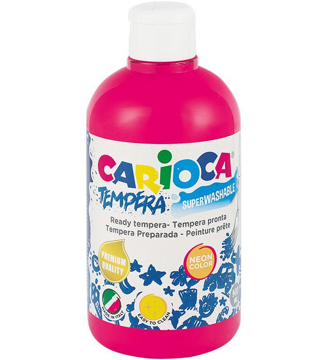 FARBA TEMPERA 500ML NEON RÓŻOWY CARIOCA