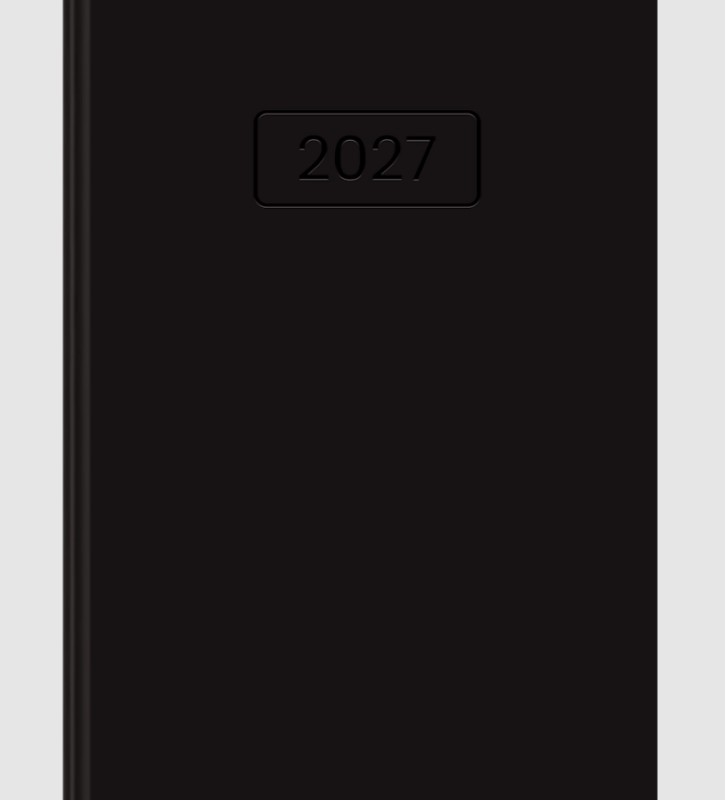 KALENDARZ HERLITZ B5 SZEFA 2027 DZIENNY CZARNY