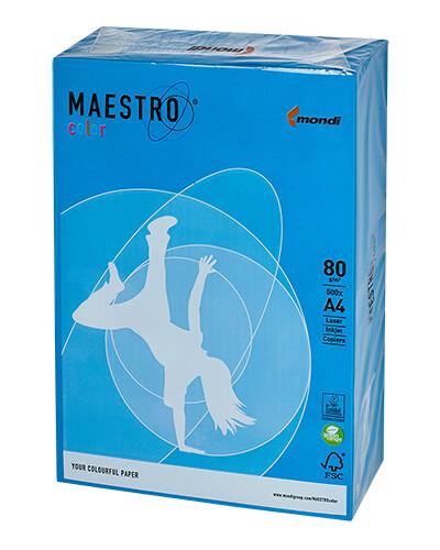 PAPIER KSERO A4 160G DB49 CIEMNA NIEBIESKA
