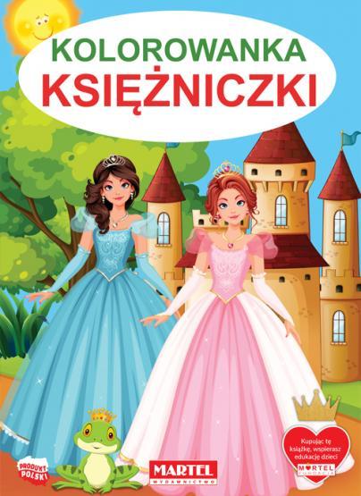 KSIĄŻECZKA KOLOROWANKA KSIĘŻNICZKI