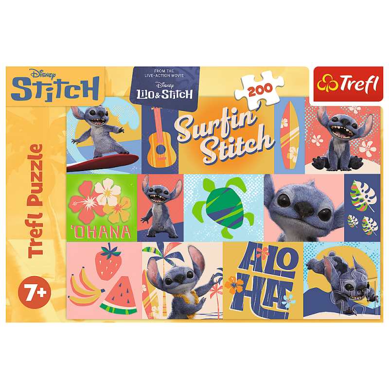 PUZZLE 200 TREFL STITCH HAWAJSKIE PRZYGODY