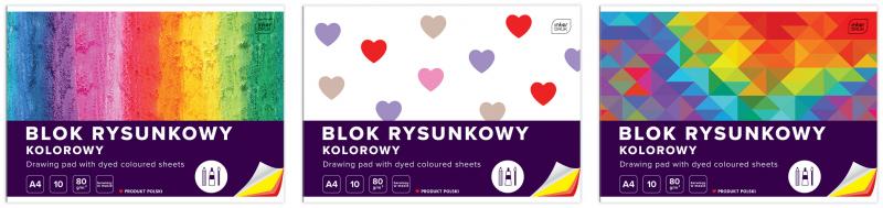 BLOK RYSUNKOWY A3/10 KOLOROWY INTERDRUK