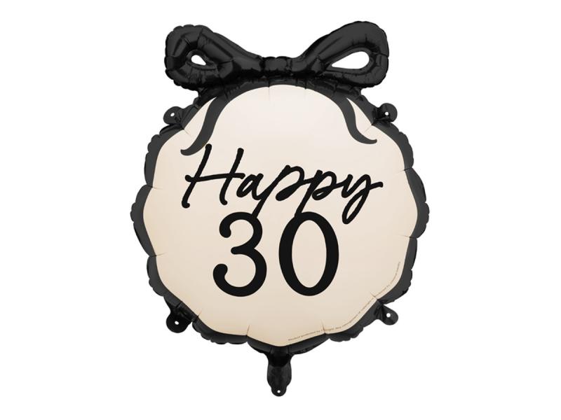 BALON FOLIOWY PASTYLKA HAPPY 30 MIX 47,5X45CM