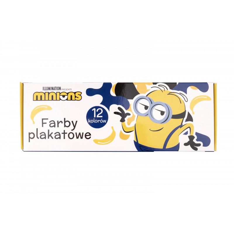 FARBY 12 PLAKATOWE MINIONKI