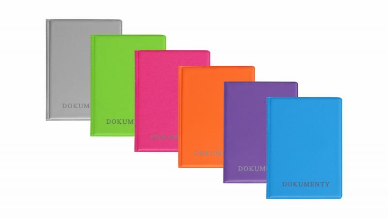 OKŁADKA NA DOKUMENTY Z DOW. REJ. NEW COLOURS A10