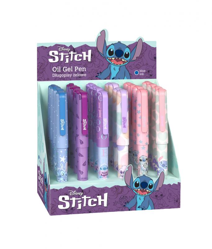 DŁUGOPIS ŻELOWY / OIL GEL DISPLAY MIX - DISNEY FASHION STITCH A/24