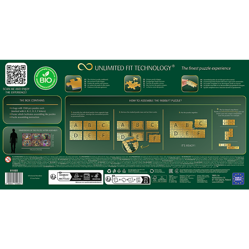 PUZZLE 9000 TREFL WHISKERED WONDERERS