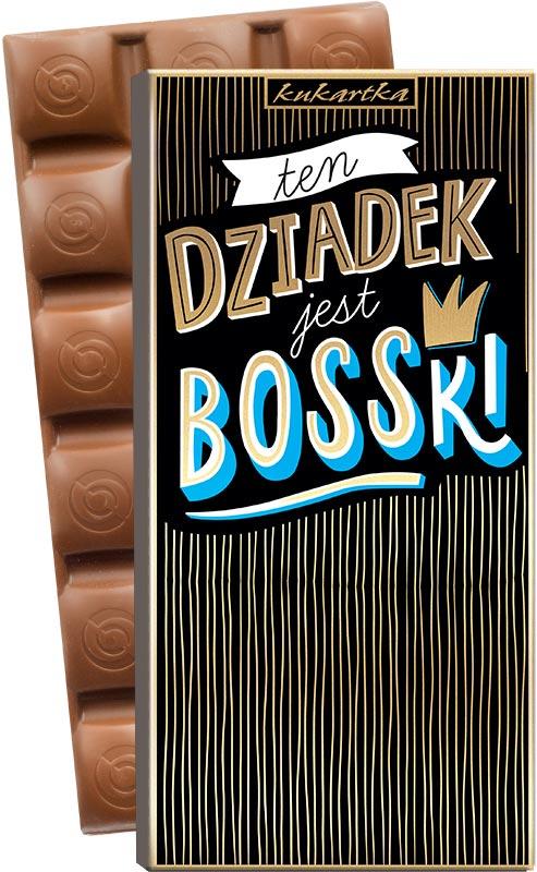 CZEKOLADY 100G KUKARTKA BABCIA I DZIADEK DiB